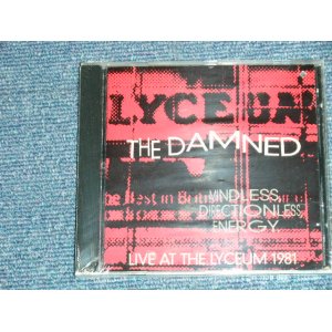 画像: The DAMNED - MINDLESS DIRECTIONLESS EN  LIVE AT THE LYCEUM  1981  (SEALED) /  1990 CANADA   ORIGINAL"BRAND NEW SEALED" CD 