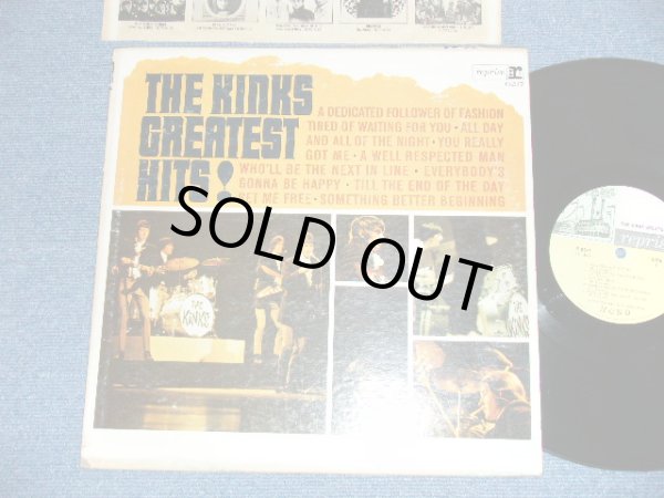 画像1: THE KINKS -  GREATEST HITS! ( Matrix # 10561 1A R6217-A / 10562 1A R6217-B) ( Ex+/Ex++ Looks:Ex+) / 1966 US AMERICA ORIGINAL "MULTI-COLOR Label"  MONO  Used LP 
