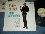 画像: GENE McDANIELS (EUGENE MCDANIELS  ) -100 LBS. OF CLAY! / 1961 US AMERICA ORIGINAL "Audition Label PROMO" MONO Used LP 
