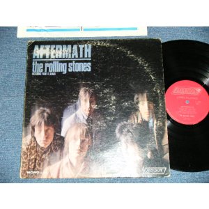 画像: ROLLING STONES - AFTERMATH  ( Matrix # ARL-72591E  LL-3476 A /  ARL-7260-1C LL 3476 B )( VG+/VG+++  )  / 1966( Maybe 1969 or 1970 Released Design Label)  US AMERICA ORIGINAL "Boxed LONDON" "RED LABEL" MONO Used  LP 