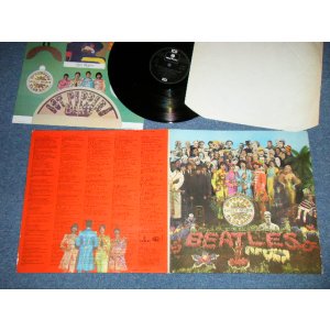 画像: The BEATLES -  SGT.PEPPERS LONELY HEARTS CLUB BAND : With CUT OUTS ( Matrix # YEX 637-3 11G HTM /YEX 638-3 HTM) ( Ex+++MINT- ) / 1970's  UK ENGLAND  REISSUE "1970's Version WHITE Parlophone & 2 EMI Label" Used LP 