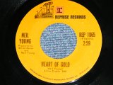 画像: NEIL YOUNG   -  HEART OF GOLD : SUGAR MOUNTAIN  (Ex+++/Ex+++ ) / 1971 US AMERICA ORIGINAL1st press "Without Reference to 'HARVEST' LP on Label"  Used 7" 