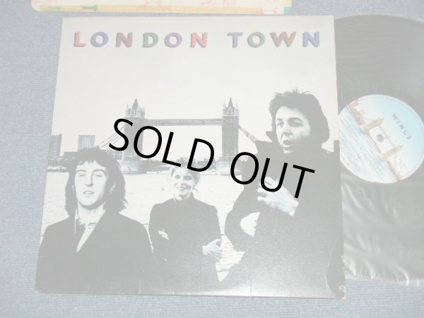 画像1: WINGS( PAUL McCARTNEY of THE BEATLES)  - LONDON TOWN ( Matrix # 1/3 )  ( Ex++/MINT-)  / 1978  UK ENGLAND  ORIGINAL Used  LP