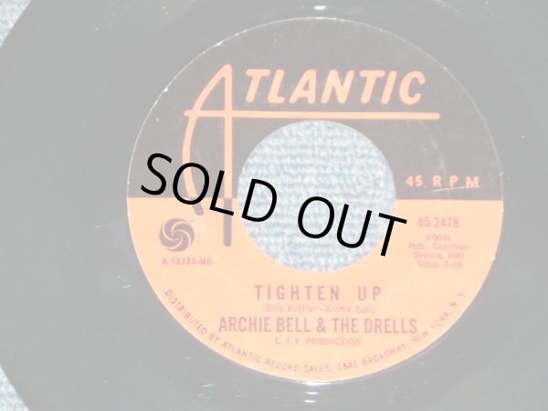 画像1:  ARCHIE BELL & THE DRELLS - TIGHTEN UP : TIGHTEN UP   Part II  ( Ex+++/Ex+++ )  / 1968 US AMERICA ORIGINAL Used 7" Single  