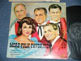 画像: The WAGONMASTERS  - MORE FOLK FAVORITES  : with AUTO GRAPHED (Ex+/Ex+ )    / 1960's   US AMERICA ORIGINAL STEREO Used LP 