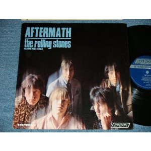 画像: ROLLING STONES - AFTERMATH ("STEREO  PS-476  & "LONDON" Logo on Bottom at Front Cover &  "CREDIT at BOTTOM Label" )   ( Matrix # ZAL 7259-1C △9250  / ZAL 7260- 1D△9250-x ) ( Ex+++/MINT- B-5:Ex+++ Visual  )  / 1966 US AMERICA ORIGINAL "BOXED LONDON BLUE Label" STEREO   Used LP 