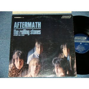 画像: ROLLING STONES - AFTERMATH ("STEREO PS-476" & "LONDON" Logo on Top Front Cover &  "CREDIT at BOTTOM Label" )   ( Matrix # ZAL 7259-1H △9250  / ZAL 7260- 1H△9250-x ) ( Ex+/Ex++ Looks:Ex+++ )  / 1966 US AMERICA ORIGINAL "BOXED LONDON BLUE Label" STEREO   Used LP 