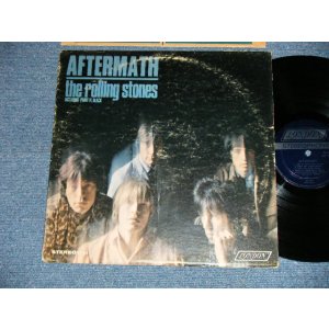 画像: ROLLING STONES - AFTERMATH ("STEREO  PS-476  & "LONDON" Logo on Bottom at Front Cover &  "CREDIT at BOTTOM Label" )   ( Matrix # ZAL 7259-1G △9250  / ZAL 7260- 1H△9250-x ) ( VG+++/Ex++ Looks:Ex+ )  / 1966 US AMERICA ORIGINAL "BOXED LONDON BLUE Label" STEREO   Used LP 