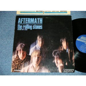 画像: ROLLING STONES - AFTERMATH ("STEREO  PS-476  & "LONDON" Logo on Bottom at Front Cover &  "No Credit at BOTTOM Label" )   ( Matrix # ZAL 7259-1A / ZAL 7260-1A) ( Ex++/Ex+++ Looks:MINT- )  / 1966 US AMERICA ORIGINAL "BOXED LONDON BLUE Label" STEREO   Used LP 