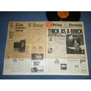 画像: JETHRO TULL - THICK AS A BRICK  ( Ex++/Ex++) /  1972 US AMERICA  ORIGINAL "BROWN  Label"  Used LP 
