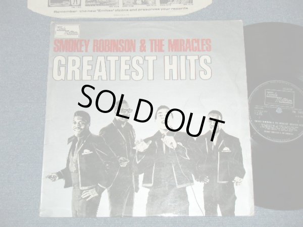 画像1: SMOKEY ROBINSON and The MIRACLES -GREATEST HITS  ( Matrix # A-1/B-1) (Ex++/Ex++  ) / 1968 UK ENGLAND ORIGINAL MONO Used  LP