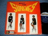 画像: THE SUPREMES - MEET THE SUPREMES : 1st Press Withdraw "STOOL"Cover ( Ex/Ex+++ )  / 1963 US AMERICA "Early  Press LARGE Logo on Label" MONO USed LP 