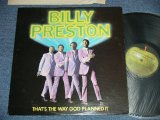 画像: BILLY PRESTON - THAT'S THE WAY GOD PLANNED IT ( Matrix # A) ST--1-3359-F-4   B) ST--2-3359-F-4) ( Ex++/Ex+++ : EDSP )  /  1969 ? US AMERICA ORIGINAL  Used LP 