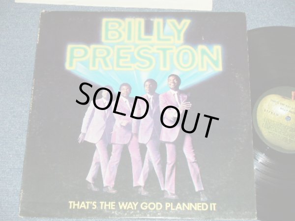 画像1: BILLY PRESTON - THAT'S THE WAY GOD PLANNED IT ( Matrix # A) ST--1-3359-B6#2  B) ST--2-3359-B6) ( Ex+/Ex+++ ,Ex+: EDSP )  /  1969 ? US AMERICA ORIGINAL  Used LP 