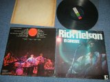 画像: RICK NELSON - IN CONCERT   ( Ex++/MINT-)   / 1970 US AMERICA  ORIGINAL Used LP  
