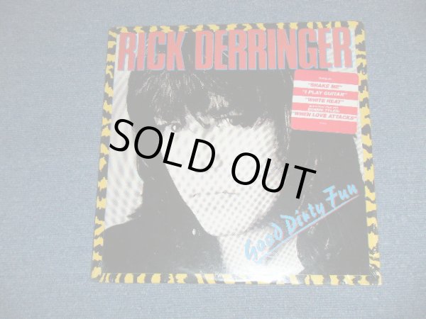 画像1: RICK DERRINGER  - GOOD DIRTY FUN ( SEALED )   / 1983 US AMERICA  ORIGINAL "BRAND NEW SEALED" LP  