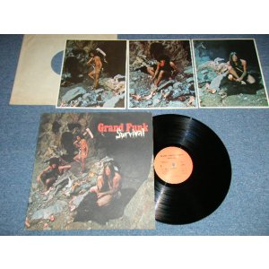 画像: GFR GRAND FUNK RAILROAD - SURVIVAL ( With 3 PIN-UPs )( Matrix #  1-764-F 9 / -2-764-F 5) ( Ex+++/Ex+++, Looks:MINT- : EDSP ) / 1971 US AMERICA ORIGINAL  3rd Press "ORANGE Label"  Used LP 