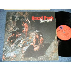 画像: GFR GRAND FUNK RAILROAD - SURVIVAL  ( Matrix # SW-1-764-F4#4/SW-2-764-F4) ( Ex+/Ex- : EDSP) / 1972 US AMERICA ORIGINAL 2nd Press "RED Label"  Used LP 