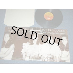 画像: LEONARD COHEN - DEATH OF A LADIE'S MAN ( Ex+/MINT-  ) /  1977 UK ENGLAND  ORIGINAL   Used LP +