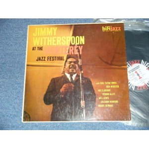 画像: JIMMY WITHERSPOON - AT MONTEREY JAZZ FESTIVAL ( Ex+,Ex-/Ex+++ ) / 1959 US AMERICA ORIGINAL MONO Used LP 