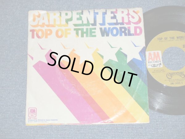 画像1: CARPENTERS - TOP OF THE WORLD : HEATHER ( Ex/Ex++  : WOC ) / 1973 US AMERICA ORIGINAL "BROWN Label" "with PICTURE SLEEVE" Used 7" Single 