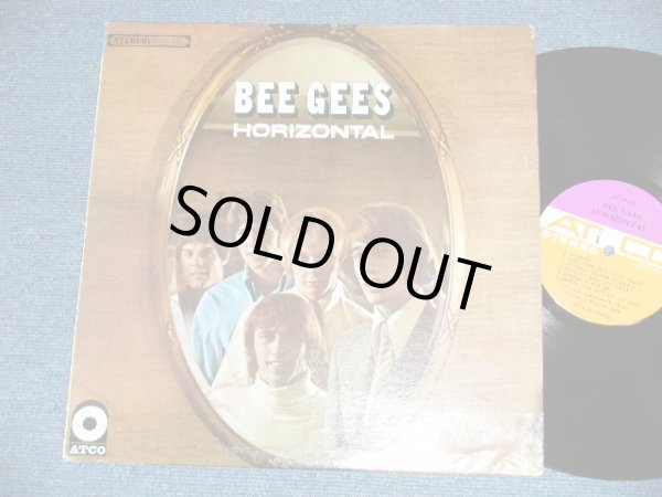 画像1: BEE GEES - HORIZONTAL (  Matrix #   TYRPING STYLE   A) ST-C-671199-1C  CT    B) ST-C-671200-1C  CT  )  ( Ex++/Ex+++ ; EDSP )  /  1968 US AMERICA ORIGINAL "PURPLE & BROWN Label"  "NO ADDRESS Credit LabeBottom"  Used  LP