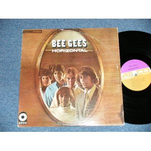 画像: BEE GEES - HORIZONTAL ( Matrix #   HAND WRITING  STYLE   A) ST-C-671199-B  B) ST-C-671200-B )  ( Ex++/Ex+++ ; EDSP )  /  1968 US AMERICA ORIGINAL "PURPLE & BROWN Label"  "NO ADDRESS Credit LabeBottom"  Used  LP