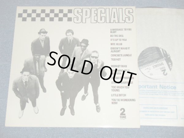 画像1: SPECIALS - SPECIALS (A-2/B-6) ( Ex+++/MINT- ) / 1979 UK ENGLAND Original Used LP 