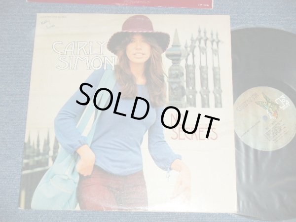 画像1: CARLY SIMON - NO SECRETS ( Matrix #   A)EKS 75049 A CP    B)EKS 75049 B6 CP  ) (Ex+/Ex+++ ) / 1972 US AMERICA ORIGINAL "BUTTERFLY Label" Used  LP