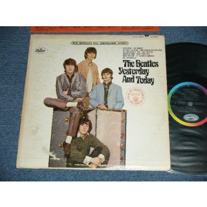 画像: The BEATLES - YESTERDAY And TODAY ( Matrix # ST-1-2358- X5 / ST-2-2358-X5 )  ( VG+++/Ex++ Looks:Ex+ : EDSP ) / 1966 US AMERICA  1st"BLACK with RAINBOW Label" 2nd Press "AWARD GOLD Printed Front Cover" STEREO Used LP 