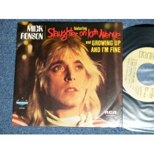 画像: A) MICK RONSON of MOTT THE HOOPLE  - SLAUGHTER ON 10TH AVENUE :  B) DANA GILLESPIE - ALL CUT UP ON YOU ( Ex++/Ex+++ ) / 1974 US AMERICA  ORIGINAL  "PROMO ONL" Used 7"EP With PICTURE SLEEVE 