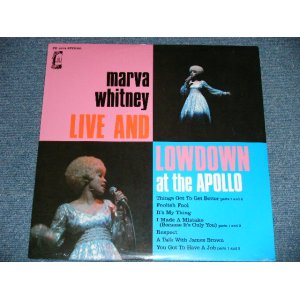 画像: MARVA WHITNEY JAMES BROWN -  LIVE and LOW DOWN AT THE APOLLO ( SEALED ) / US AMERICA REISSUE "BRAND NEW SEALED" LP