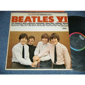 画像: The BEATLES - BEATLES VI ( Matrix # ST-1-2358- A-13 / ST-2-2358-B-12 )  ( Ex/Ex+) / 1965 US AMERICA 1st Press 'See Label for correct Playing order' on Bcak Cover" "1st Press BLACK with RAINBOW Label" STEREO Used LP 
