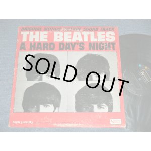 画像: THE BEATLES - A HARD DAYS NIGHT ( Sound Track ) ( Matrix #A) UAL 3366-1J   B) UAL 3366-1B-1BB ) ( VG+++/Ex++)  / 1964 US AMERICA ORIGINAL 1st Press "BLACK with 'UNITED'in GOLD,'ARTISTS' in WHITE Label" MONO Used  LP