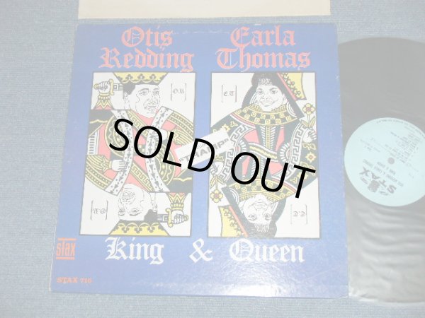 画像1: OTIS REDDING & CARLA THOMAS - KING & QUEEN ( Matrix #  A)  STX-12507-1A /   B)  STX-12508-1A  ) (  Ex++/Ex+++ Looks:Ex++ SWOL, EDSP )  / 1967 US AMERICA ORIGINAL  1st Press "BLUE Label" MONO Used LP 