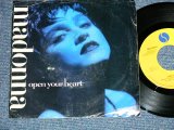 画像: MADONNA -  OPEN YOUR HEART : WHITE HEAT ( VG++/Ex++ )  / 1986  US AMERICA ORIGINAL Used 7" Single with PICTURE SLEEVE  