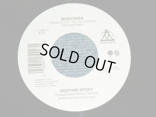 画像1: MADONNA - BEDTIME STORY : SURVIVAL  ( NEW) / 1994 US AMERICA ORIGINAL "Brand New" 7" Single 