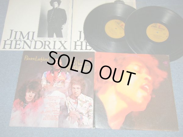 画像1: JIMI HENDRIX - ELECTRIC LADYLAND (Matrix #A) 2RS 6307 WW-3 #4  -◃ B)2RS 6307  WW-4 -◃ C)2RS 6307  WW-3 -◃ D)2RS 6307  WW-2  -◃) "WINCHESTER Press"( Ex++/MINT-) / 1974 Version US AMERICA 3rd Press "BROWN without STEREO at Bottom Label" Used 2- LP's 