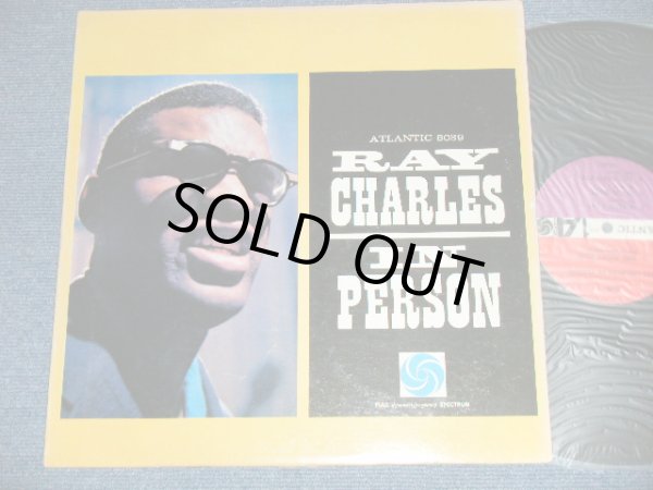 画像1: RAY CHARLES -  IN PERSON ( Ex++/Ex+++  EDSP)  / 1962 US AMERICA ORIGINAL 1st Press "RED & PLUM with BLACK FAN Label" MONO Used LP 