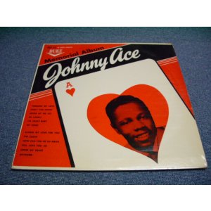 画像: IJOHNNY ACE - MEMORIAL ALBUM OF JOHNNY ACE AGAIN... / 1961 Version US AMERICA  "1st Press "ORANGE with PURPLE Label" "2nd PRESS JACKETT" Used LP 