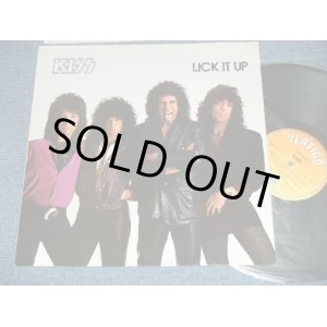 画像:  KISS - LICK IT UP ( Ex+++.MINT-)  / 1983 UK ENGLAND ORIGINAL Used  LP 
