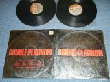 画像:  KISS -  DOUBLE PLUTINUM  ( Ex++/Ex+++)  / 1978 UK ENGLAND ORIGINAL Vinyl + US EXPORT Jackt  Used 2-LP 
