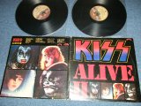 画像:  KISS - ALIVE II  ( Ex++/Ex+++)  / 1977 UK ENGLAND ORIGINAL Used 2-LP 