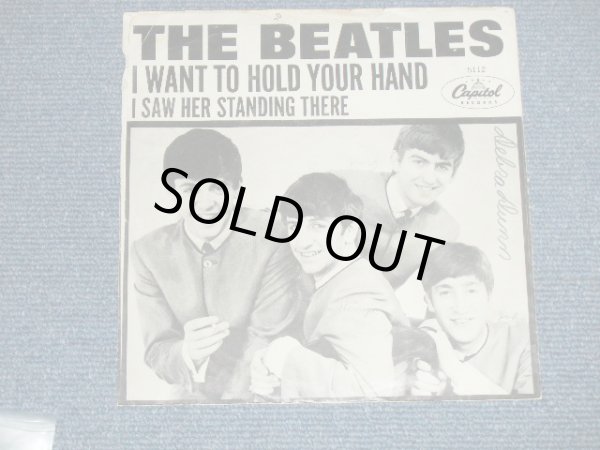 画像2: The BEATLES -  I WANT TO HOLD YOUR HAND : I SAW HER STANDING THERE (Dropped Center on Sleeve ) ( Ex-/VG+++ : WOFC, WOBC, TOL;) / 1964 US AMERICA ORIGINAL Used 7" Single With PICTURE SLEEVE 