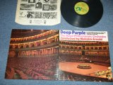 画像: DEEP PURPLE The ROYAL PHILHARMONIC Orchestra Conducted by MALCOLM ARNOLD - DEEP PURPLE The ROYAL PHILHARMONIC Orchestra Conducted by MALCOLM ARNOLD: IN LIVE AT THE ROYAL ALBERT HALL : CONCERTO FOR GROUP AND ORCHESTRA ( Matrix # A-1/B-1 ) ( Ex+++/MINT- )  / 1970 UK ENGLAND ORIGINAL HARVEST Used  LP 