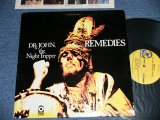 画像: DR. JOHN - REMEDIES  ( Matrix #A) ST-C-701823-E  GB /B) ST-C-701824-C  GB )  ( Ex++/Ex+++ ) /  1974 US AMERICA ORIGINAL  1st Press "YELLOW Label" 1st Press "1841 BROADWAY" Used LP 