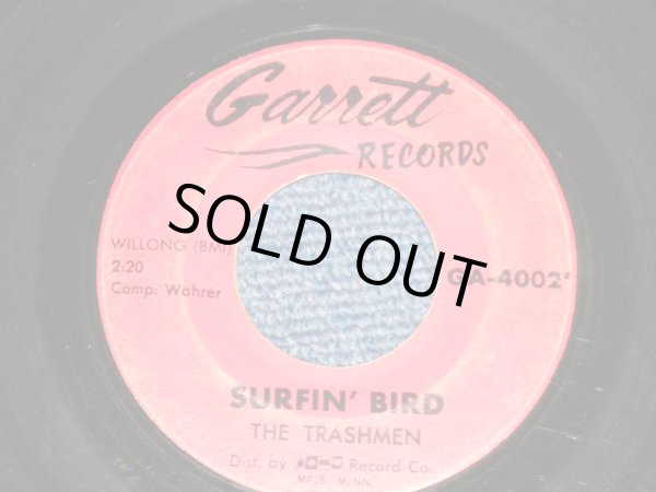 画像1: THE TRASHMEN -  SURFIN' BIRD / KING OF THE SURF ( Ex+ Looks:Ex- /  Ex+ Looks:Ex- ) / 1963 US AMERICA ORIGINAL Used 7" Single 