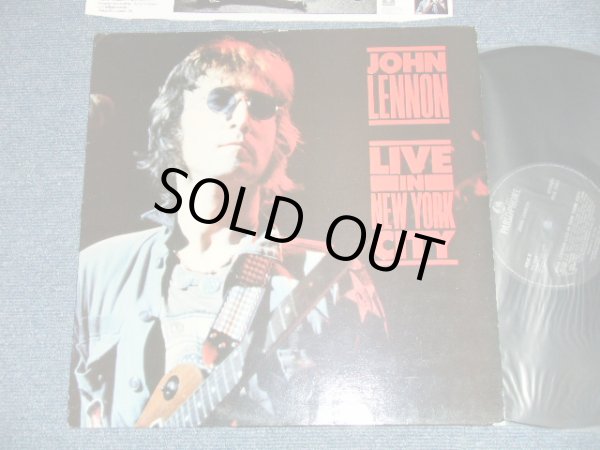 画像1: JOHN LENNON of THE BEATLES - LIVE IN NEW YORK CITY (Matrix # A) A-1-1-1-X1 /B) B-1-1-1-X1) ( Ex+++/MINT- EDSP )   / 1986 UK ENGLAND ORIGINAL  Used LP 