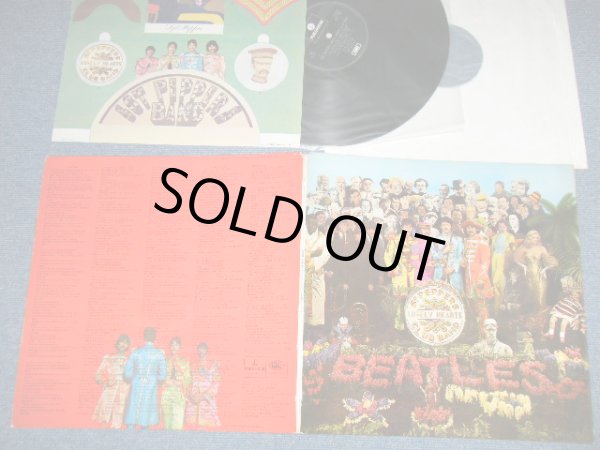 画像1: The BEATLES -  SGT. PEPPERS LONELY HEARTS CLUB BAND : With CUT OUTS ( Matrix # YEX 637-1/YEX 638-1) (Ex+/MINT-) / 1969  UK ENGLAND "1969 Version WHITE Parlophone & 1 EMI Label" Used LP 