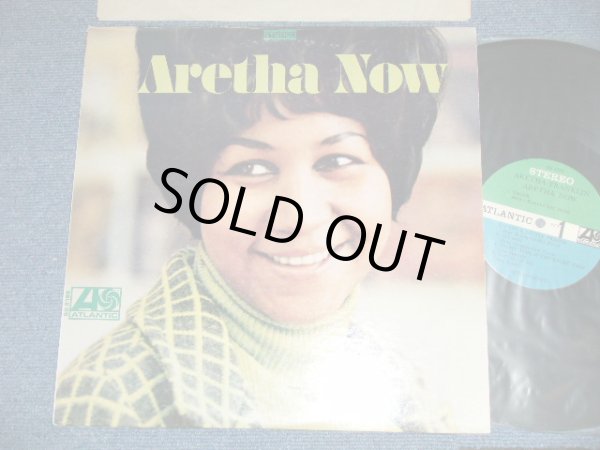 画像1: ARETHA FRANKLIN - ARETHA NOW  (MATRIX #  A)ST-A-681267-1C /B)ST-A-681268-1B) ( Ex+/Ex+++)  / 1968 US AMERICA 1st Press "GREEN & BLUE Label"  Used LP  